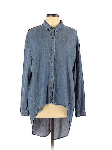 The Fisher Project 3/4 Sleeve Button-Down Shirt (view 1)