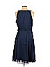 Va Et Vien 100% Silk Blue Cocktail Dress Size 12 - photo 2