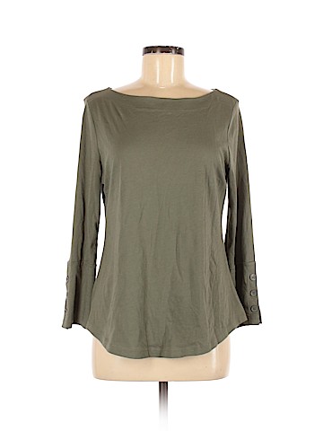 Ann Taylor LOFT Outlet Long Sleeve T-Shirt (view 1)