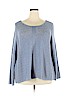 Nic + Zoe Blue Pullover Sweater Size 3X - photo 1
