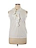 Lauren Jeans Co. 100% Cotton White Sleeveless Top Size XL - photo 1
