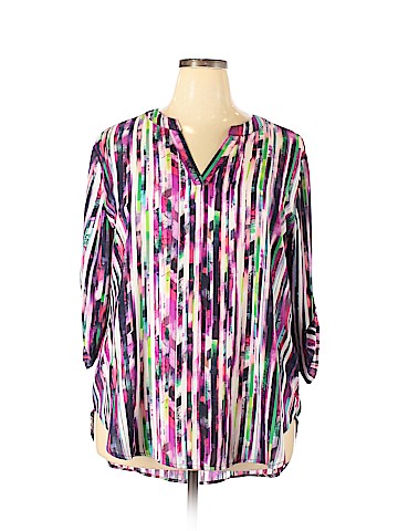 Cato 3/4 Sleeve Blouse (view 1)