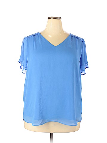Roz & Ali Short Sleeve Blouse (view 1)