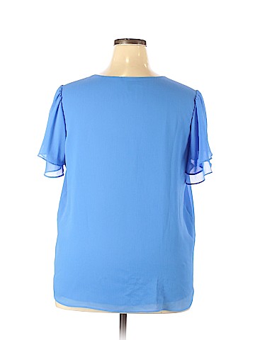 Roz & Ali Short Sleeve Blouse (view 2)