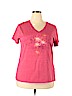 SONOMA life + style Plus Pink Short Sleeve T-Shirt Size XXL - photo 1