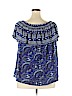 Angels Blue Short Sleeve Top Size 3X - photo 2