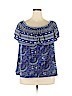 Angels Blue Short Sleeve Top Size 3X - photo 1