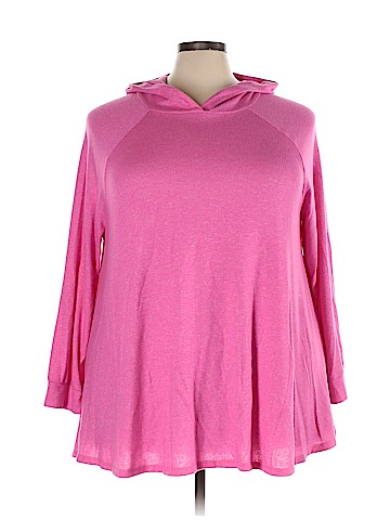 Woman Within Pullover Hoodie (view 1)