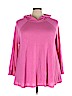 Woman Within Pink Pullover Hoodie Size 22 - photo 1