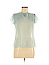Ann Taylor LOFT Blue Short Sleeve Blouse Size XS (petite) - photo 1