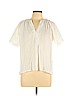 Lucky Brand White Short Sleeve Top Size L - photo 1