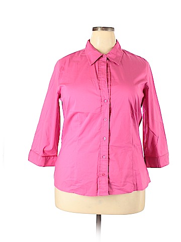 Old Navy Plus Long Sleeve Button-Down Shirt (view 1)