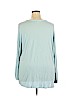 Sonoma Goods for Life 100% Rayon Blue Long Sleeve Top Size 3X - photo 2