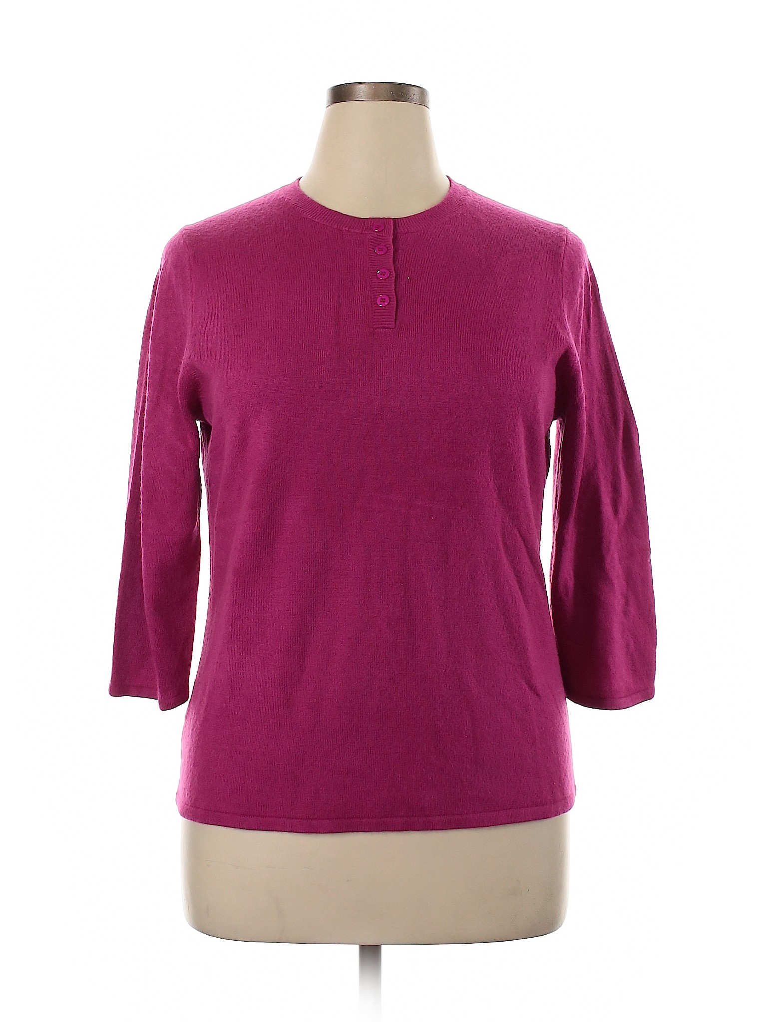 Kim Rogers Signature Women Pink Pullover Sweater XL | eBay