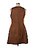 Mossimo 100% Polyester Brown Casual Dress Size XL - photo 2