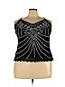 Onyx Nite 100% Polyester Black Sleeveless Blouse Size 24 - photo 1