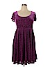 Torrid Purple Casual Dress Size 1X Plus (1) - photo 1