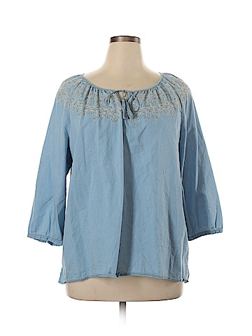 J.jill 3/4 Sleeve Blouse (view 1)