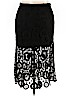 Lane Bryant 100% Polyester Black Casual Skirt Size 24 - photo 1