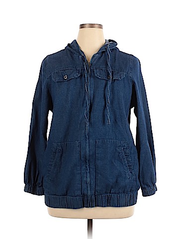 Roaman's Denim Jacket (view 1)