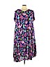 Woman Within 100% Rayon Purple Casual Dress Size 24 - 22 - photo 1