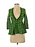 Catherine Malandrino 100% Baby Alpaca Green Wool Cardigan Size S - photo 1