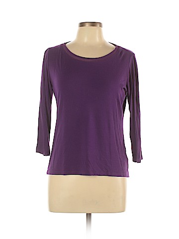 Liz Claiborne 3/4 Sleeve T-Shirt (view 1)