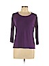 Liz Claiborne Purple 3/4 Sleeve T-Shirt Size L (petite) - photo 1