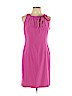 Ann Taylor Factory 100% Silk Pink Casual Dress Size 10 (petite) - photo 1