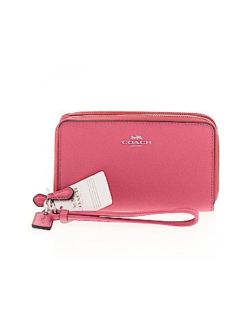 Coach Factory Leather Wristlet (view 1)