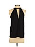 Cynthia Rowley 100% Silk Black Sleeveless Silk Top Size S - photo 2