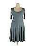 Lularoe Gray Casual Dress Size 2X - photo 1