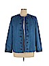 DressBarn 100% Polyester Blue Jacket Size 14 - photo 1