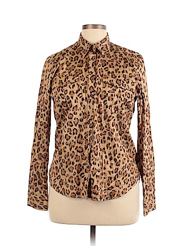 Lauren by Ralph Lauren Long Sleeve Button-Down Shirt (view 1)