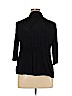 AGB 100% Rayon Black Cardigan Size XL - photo 2