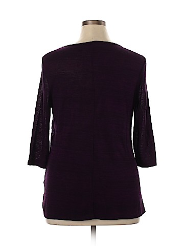 Faded Glory 3/4 Sleeve Top (view 2)