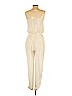 Twelfth Street by Cynthia Vincent 100% Rayon Ivory Jumpsuit Size S - photo 2