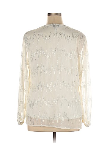 Cj Banks Long Sleeve Blouse (view 2)