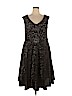 Alex Evenings Black Cocktail Dress Size 16w - photo 1