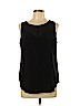 Mossimo 100% Polyester Black Sleeveless Blouse Size L - photo 1
