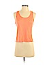 Nike 100% Polyester Orange Active Tank Size S - photo 1