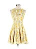 Dee Elle 100% Polyester Yellow Casual Dress Size XS - photo 1