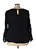 Who What Wear 100% Polyester Black Long Sleeve Blouse Size 3X - photo 2