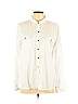 Halogen 100% Tencel Ivory Long Sleeve Button-Down Shirt Size XL - photo 1