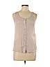 Stella McCartney 100% Silk Ivory Sleeveless Silk Top Size EU 38 / US 8 - photo 1