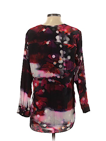 Amanda Uprichard Long Sleeve Silk Top (view 2)
