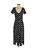 H&M 100% Viscose Black Casual Dress Size 4 - photo 1