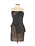 BCBGMAXAZRIA 100% Polyester Black Cocktail Dress Size 0 - photo 1