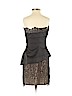 BCBGMAXAZRIA 100% Polyester Black Cocktail Dress Size 0 - photo 2