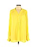 Moral Fervor 100% Polyester Yellow Long Sleeve Blouse Size XL - photo 1